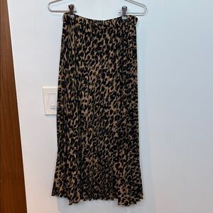 Halogen Animal Print Maxi Skirt